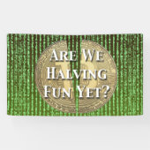 Bitcoin Halving Event Spandoek (Horizontaal)