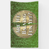 Bitcoin Halving Event Spandoek (Verticaal)