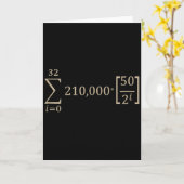 Bitcoin Halving Formula Design Tank Top  Kaart (Gele Bloem)