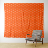 Bitcoin Helder Oranje Wandkleed (In Situ (horizontaal))