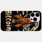 Bitcoin hodl and rocket to the moon design Case-Mate iPhone case (Achterkant (horizontaal))