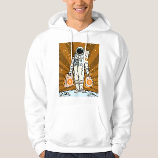 BITCOIN-HODL-Crypto Astronaut Hoodie (Voorkant)