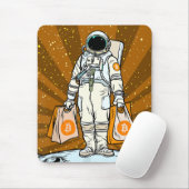 BITCOIN-HODL-Crypto Astronaut Muismat (Met muis)