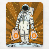 BITCOIN-HODL-Crypto Astronaut Muismat (Voorkant)