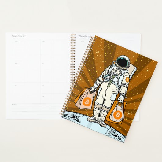 BITCOIN-HODL-Crypto Astronaut Planner (Display)