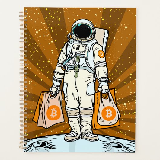BITCOIN-HODL-Crypto Astronaut Planner (Voorkant)