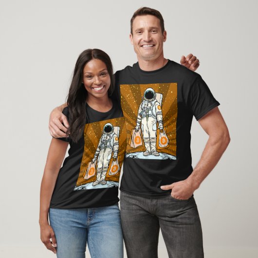 BITCOIN-HODL-Crypto Astronaut T-shirt (Unisex)