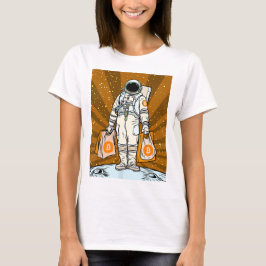 BITCOIN-HODL-Crypto Astronaut T-shirt