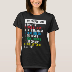 Bitcoin HODL Meme BTC Idee voor een Bitcoin T-shirt