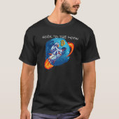 Bitcoin Hodl naar de cryptocurator van de moonscry T-shirt (Voorkant)
