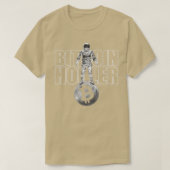 Bitcoin Hodler als crypto Astronaut in crypto Univ T-shirt (Design voorkant)