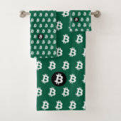 Bitcoin Hunter Green Bad Handdoek (Insitu)