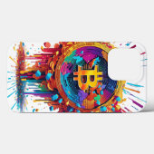 Bitcoin illustratie Case-Mate iPhone case (Achterkant (horizontaal))
