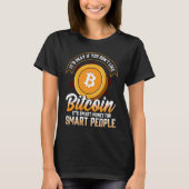 Bitcoin In code we trust BTC Crypto and Bitcoin T-shirt (Voorkant)