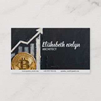 Bitcoin in de Lift - Kunstwerk voor Financiële Gro Visitekaartje