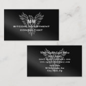 Bitcoin Investment Consultant, Eagle logo Visitekaartje (Voorkant / Achterkant)