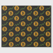 Bitcoin Investor Wrapping Paper Cadeaupapier (Vlak)