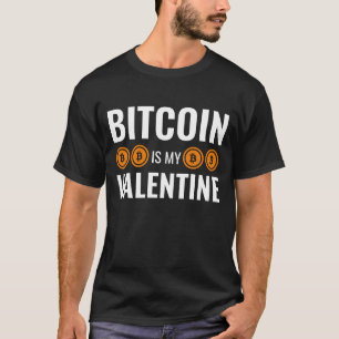 BITCOIN IS MIJN VALENTIJN Leuke Cryptocurrency T-shirt