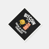 Bitcoin Is The Bacon Funny Crypto BTC Hodl Gift Servet (Hoek)