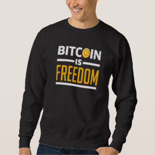 Bitcoin is Vrijheid Crypto Cryptovaluta Blockchain Trui
