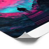 Bitcoin Journey Neon Wall Art Print (Hoek)