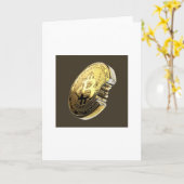 BITCOIN  KAART (Gele Bloem)