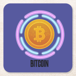 BITCOIN KARTONNEN ONDERZETTERS