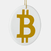 Bitcoin Keramisch Ornament (Rechts)