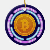 BITCOIN KERAMISCH ORNAMENT (Voorkant)