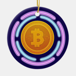 BITCOIN KERAMISCH ORNAMENT