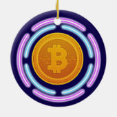BITCOIN KERAMISCH ORNAMENT (Achterkant)