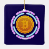 BITCOIN KERAMISCH ORNAMENT (Achterkant)