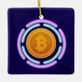 BITCOIN KERAMISCH ORNAMENT (Voorkant)
