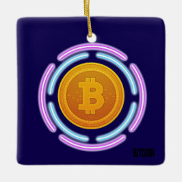 BITCOIN KERAMISCH ORNAMENT