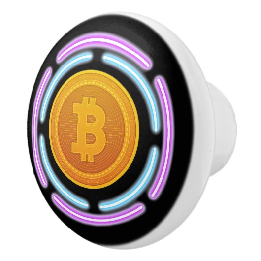 BITCOIN KERAMISCHE KNOP (Rechts)