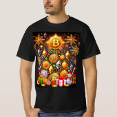 Bitcoin kerstboom t-shirt (Voorkant)