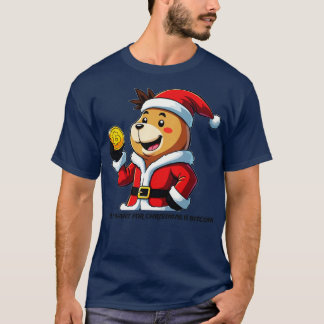 Bitcoin Kerstmis T-shirt