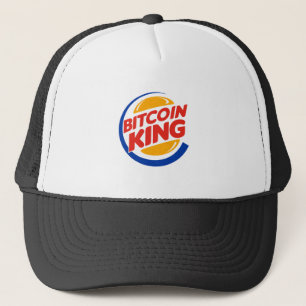 Bitcoin King Parody Afbeelding - Trucker Hat Trucker Pet