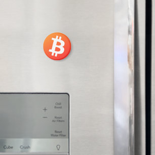 Bitcoin (Klassiek Oranje) Magneet