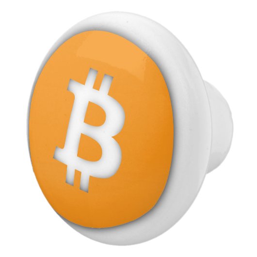 Bitcoin Knob Keramische Knop (Rechts)