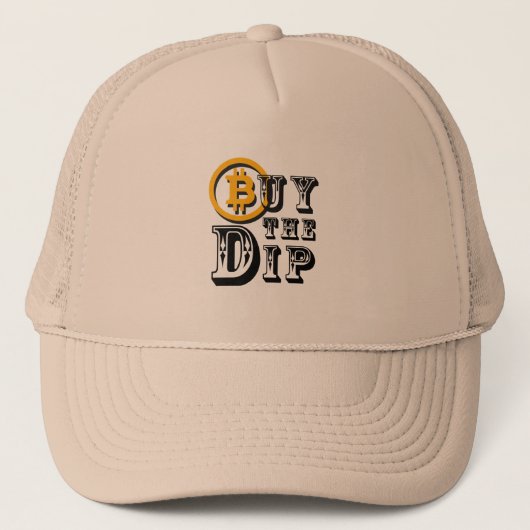 Bitcoin Koop De Dip Trucker Pet (Voorkant)