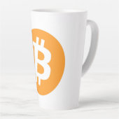 Bitcoin Latte Mok (Rechterhoek)