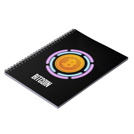 Bitcoin LED Notitieboek (Linkerzijde)