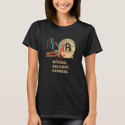BITCOIN LEVERING EXPRESS T-SHIRT (Voorkant)