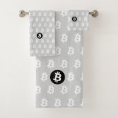 Bitcoin Light Grey Bad Handdoek (Insitu)