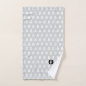 Bitcoin Light Grey Bad Handdoek (Handdoek)