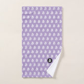 Bitcoin Light Purple Bad Handdoek (Handdoek)