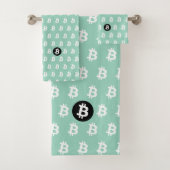 Bitcoin Light Teal Bad Handdoek (Insitu)