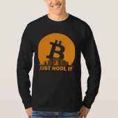 Bitcoin Lisbon Skyline  Lisbon Bitcoin Maximalist T-shirt (Voorkant)