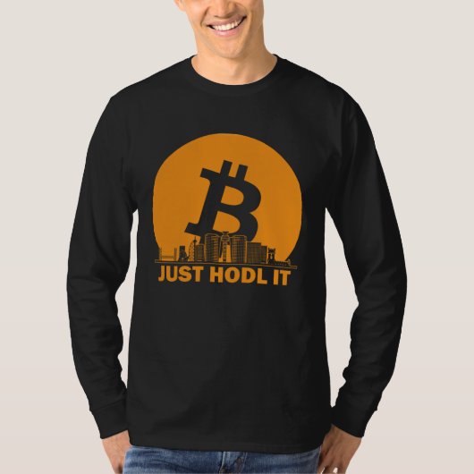 Bitcoin Lisbon Skyline  Lisbon Bitcoin Maximalist T-shirt (Voorkant)